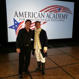 Jason Wiechert and Shane Krauser at an event for the American Academy for Constitutional Education.