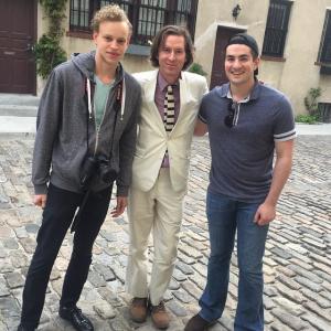 Greg Contaldi with Alain Polanco and Wes Anderson