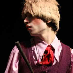 Ken Holmes as Sir Andrew Aguecheek in the Castleton State College Theatre Arts production of Twelfth Night