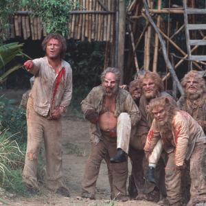 Still of David S. Cass Sr., Gary Baxley, Fumio Demura, John Gillespie, The Great John L. and Bob Ozman in The Island of Dr. Moreau (1977)