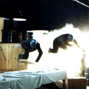 Air Ram and Explosion performed by Ron Balicki and Mike Jones in the movie The Cut Off