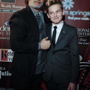 Francois Girard and Garrett Wareing attend the Closing Night Screening of Boychoir during the 26th Annual Palm Springs International Film Festival on January 11, 2015 at The Renaissance Hotel in Palm Springs, California.