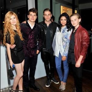 Katherine McNamara Gregg Sulkin Cameron Fuller Bianca Santos and Garrett Wareing attend the 12th Annual Teen Vogue Young Hollywood Party with Emporio Armani on September 26 2014 in Beverly Hills California