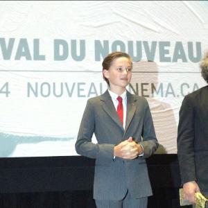 Garrett Wareing  Franois Girard introducing Boychoir at the 43rd Annual Festival Du Nouveau Cinma Montral
