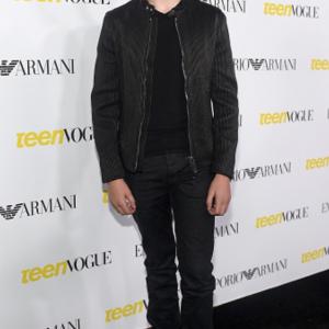 BEVERLY HILLS CA  OCTOBER 02 Actor Garrett Wareing wearing Emporio Armani attends Teen Vogue Celebrates the 13th Annual Young Hollywood Issue with Emporio Armani on October 2 2015 in Beverly Hills California