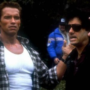 Arnold Schwarzenegger & director Mark. L Lester