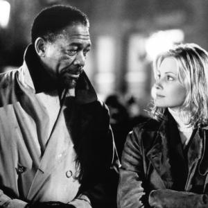 Still of Morgan Freeman and Monica Potter in Along Came a Spider 2001