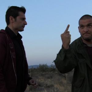 Jose Rosete and Jimmy Flowers in Angels Devils and Men 2009