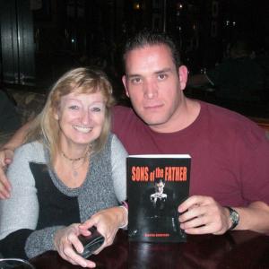 with Author Janette Anderson Im on the cover of her new book Sons of the Father