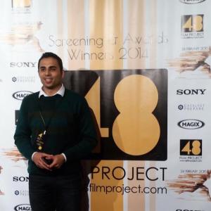 Tushar Tyagi @ 48 film project Screening and Award Ceremony. Tushar Tyagi was on the panel of judges for 48 Film Project 2015