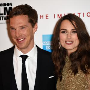 Keira Knightley and Benedict Cumberbatch at event of The Imitation Game (2014)