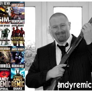 Author photoshoot A selection of my novels With obligatory author pump action Remington 