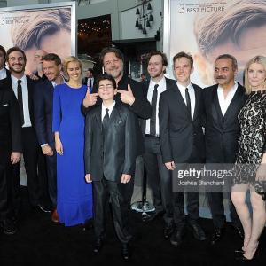 Dylan and the cast of The Water Diviner at the Hollywood Premiere