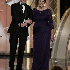 Steve Coogan and Philomena Lee at event of 71st Golden Globe Awards 2014