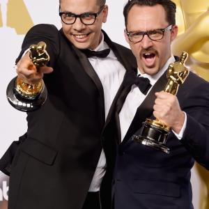 Mat Kirkby and James Lucas at event of The Oscars 2015