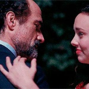 Lexi Olinsky and her dad Detective Alvin Olinsky Played by Alina Jenine Taber and Elias Koteas