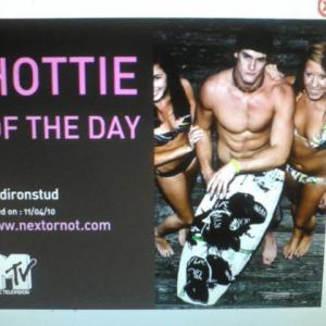 Winner of MTVs Hottie of the Day Award