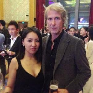Transformers 4 wrap party in Beijing with Michael Bay