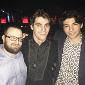 Great to see my buddy Ben and to meet actor RJ Mitte(Breaking Bad) to see his DJ debut in NYC