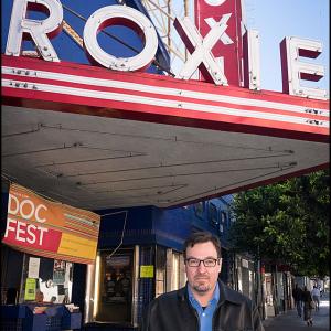 Ted Fisher stands outside the Roxie Theater during the San Francisco Documentary Festival Monday November 12 2012