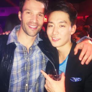 Actor Aaron OConnell  actor Dior Choi on The Haves and Have Nots