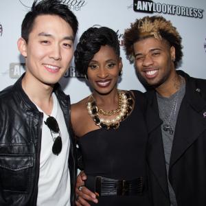 Dior C Choi Latricia Renee Price Cori Sims from left to right at the event of American Music Awards VIP Afterparty Sofitel 2014