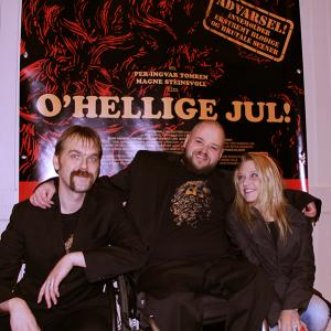 Producer Kim Haldorsen, director Per-Ingvar Tomren and Jenny Utheim at the premiere of 