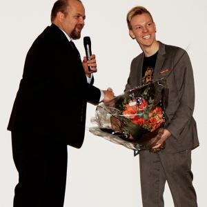 Mayor in Vestnes Geir Inge Lien and Director of Photography Raymond Volle at the premiere of 