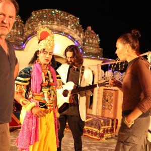 Filming a video Clip in Rajasthan (India) for the musician Shye Ben-Tzur