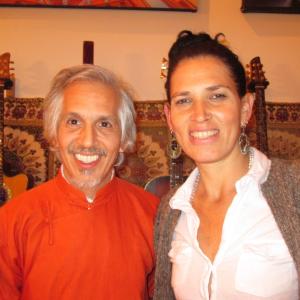Mira Arad with the wellknown musician Jah Levi SF US