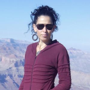 Mira Arad at the Grand Canyon