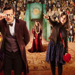 Still of Matt Smith and Jenna Coleman in Doctor Who The Rings of Akhaten 2013