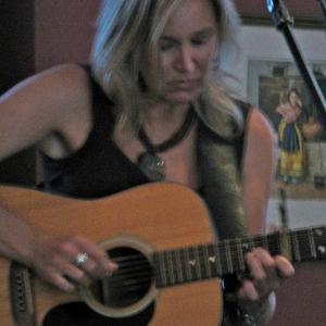 Sharon performing a set of her original songs at the Gamble Rogers Folk Festival St Augustine Florida