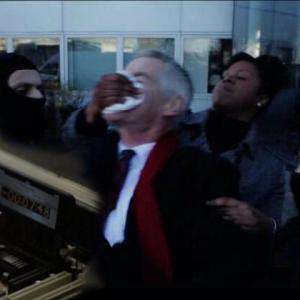 Rupert Fraser as Oil Boss, kidnap scene featuring Michelle Greenidge