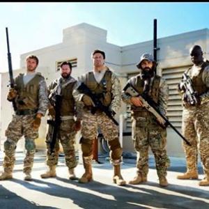 Publicity still for the movie WARFIGHTER (coming 2016). The heroes of the film.