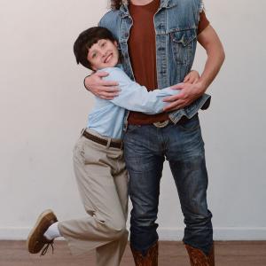 Actors Garret Wade (dressed as Horse Hogg) and Ryan Baumann (dressed as 