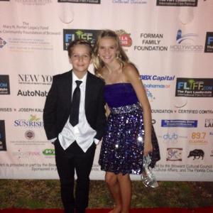 The Life Exchange Movie Premiere With my costar Megan Gill who plays my sister in the movie