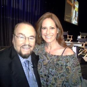 At a taping of Inside the Actors Studio with the wonderful James Lipton.