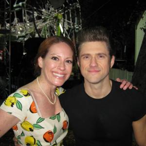 With Aaron Tveit for Grease Live!