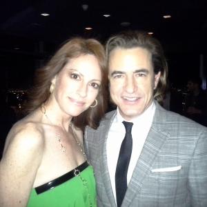 With Dermott Mulroney at August Osage County Premier