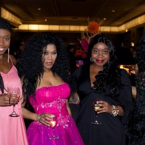 Actra Awards Toronto 2015 Stylist and Fashion bloggers Telly Campbell and Carcia Campbell and Actress Winsome Cooper