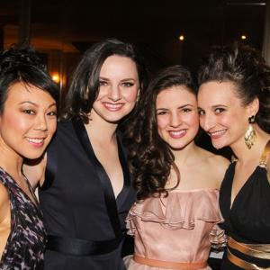 Ali Ahn Leighton Bryan Elise Kibler and Tracee Chimo at the opening night of The Heidi Chronicles