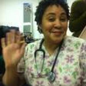 Sharon L Davis on break from Nurse Duty