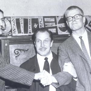 Dave and Bill with Vincent Price