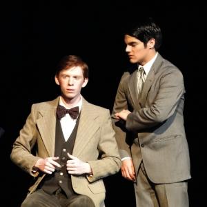 Will Ritchie as Nathan Leopold in Never the Sinner. Pictured with Brendon Lara.