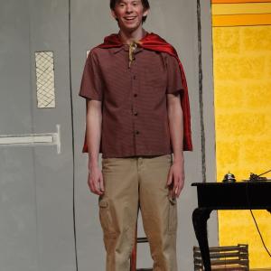 Will Ritchie as Leaf Coneybear in The 25th Annual Putnam County Spelling Bee.