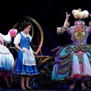 Sabina Petra as Mrs. Potts in the National Tour of Beauty and the Beast