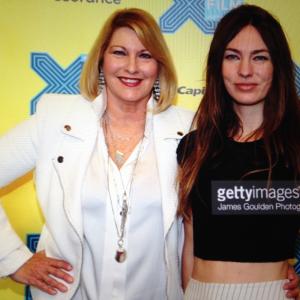 SXSW for THE AUTOMATIC HATE with Writer Katharine OBrien DirectorWriter Justin Lerner I play the Moma ro Adelade Clemens  Yvonne Zima and Vanessa Zima