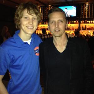 With actor Barry Pepper of Saving Private Ryan  The Green Mile