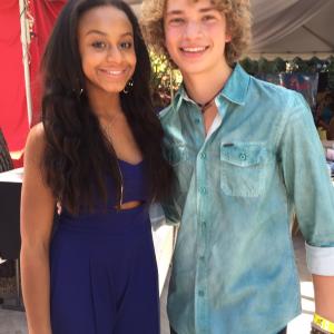 Will Meyers and Nia Frazier at the 2015 Teen Choice Awards Gifting Suite (Aug 2015)